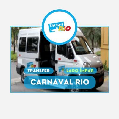 SETORES ÍMPARES - Transfer Carnaval Sambódromo 2025 - Ida/volta + guia - LADO ÍMPAR